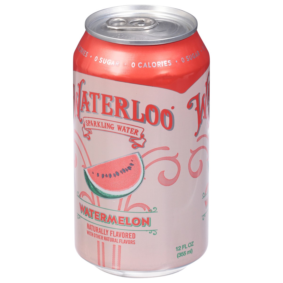 slide 8 of 9, Waterloo Watermelon Sparkling Water 12 fl oz, 12 fl oz