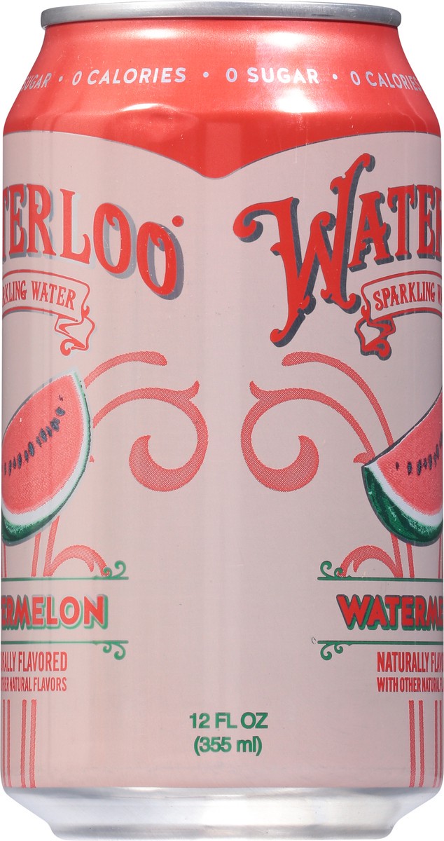 slide 7 of 9, Waterloo Watermelon Sparkling Water 12 fl oz, 12 fl oz