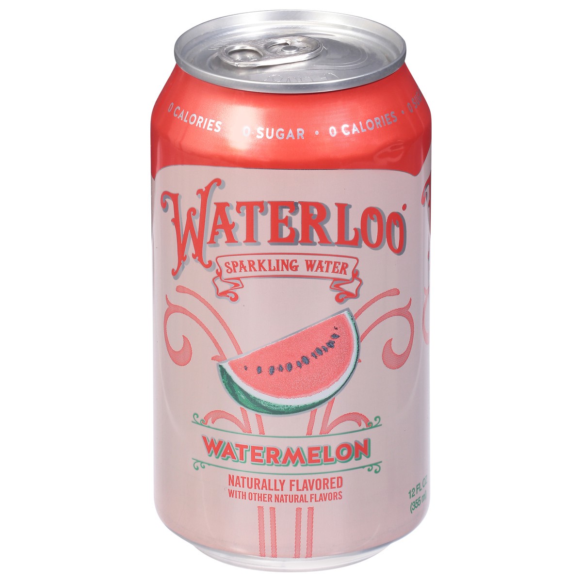 slide 1 of 9, Waterloo Watermelon Sparkling Water 12 fl oz, 12 fl oz