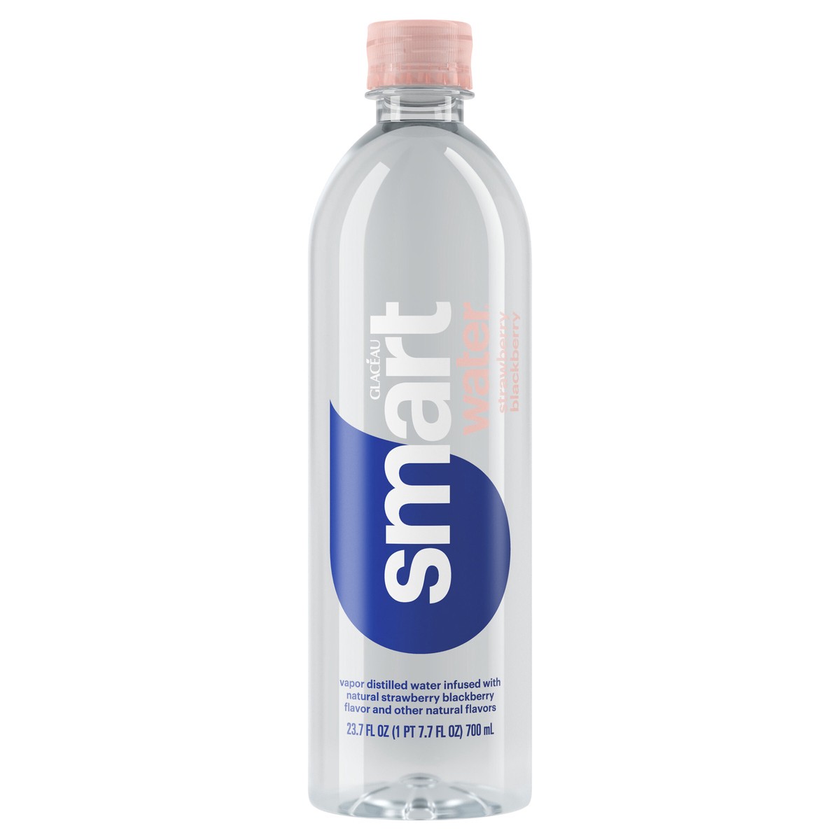 slide 1 of 7, smartwater strawberry blackberry Bottle- 23.7 fl oz, 23.7 fl oz