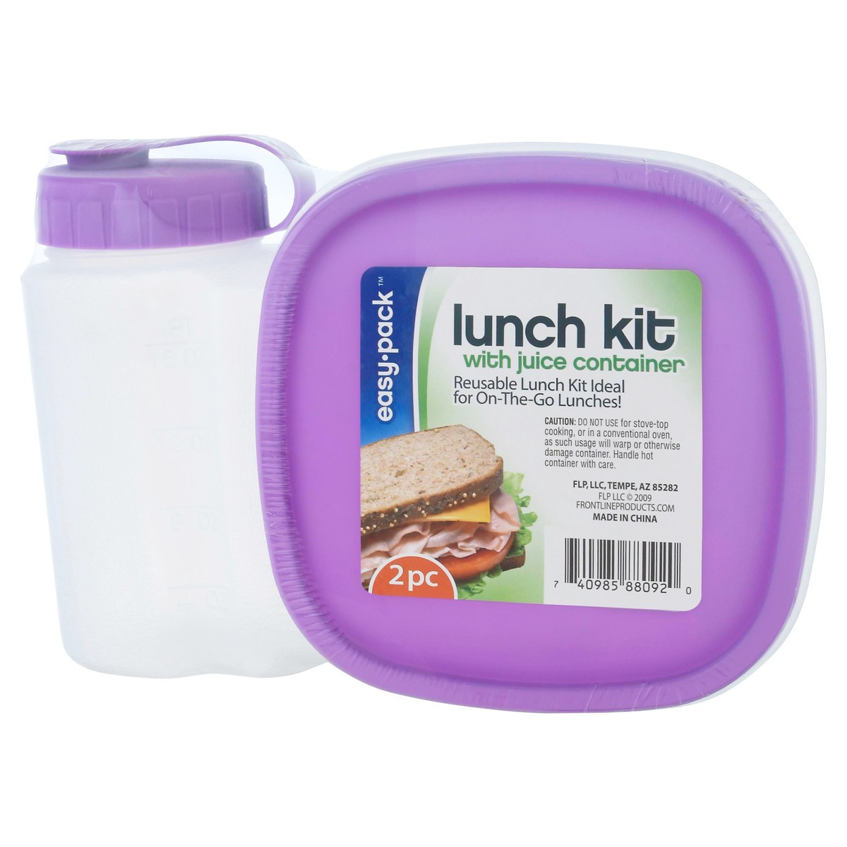 slide 3 of 9, Easy Pack Ep Lunch Container & Juice Bottle, 2 ct