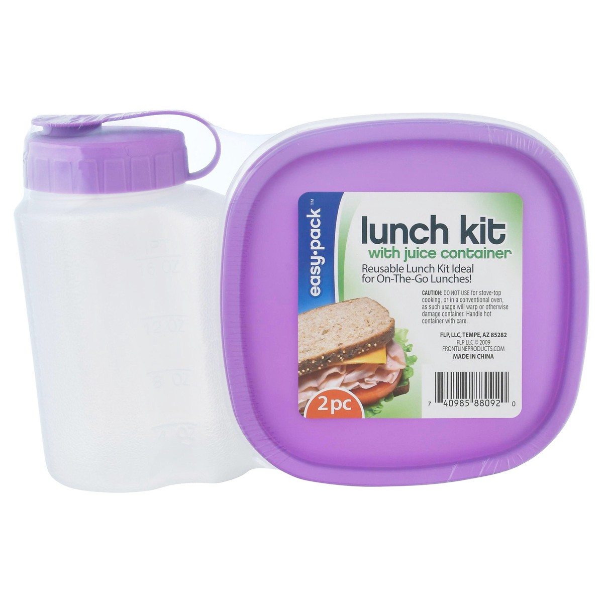 slide 9 of 9, Easy Pack Ep Lunch Container & Juice Bottle, 2 ct