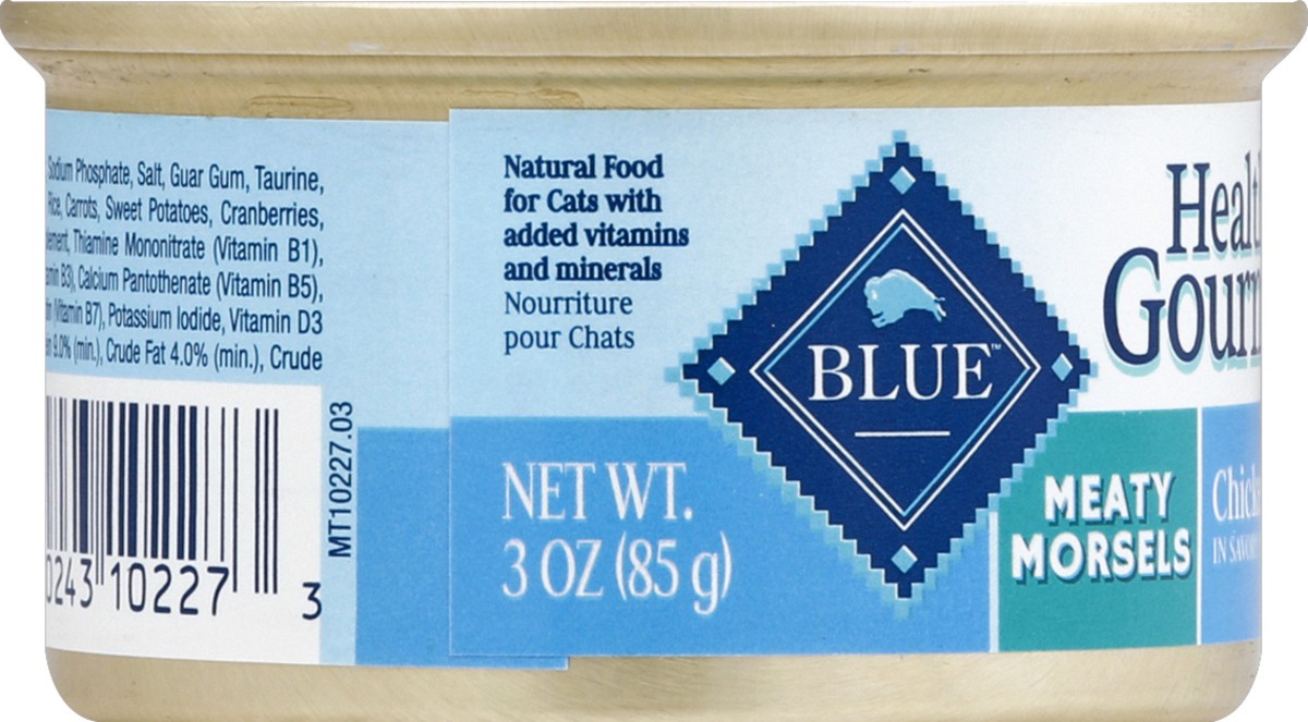 slide 3 of 6, Blue Food for Cats 3 oz, 3 oz