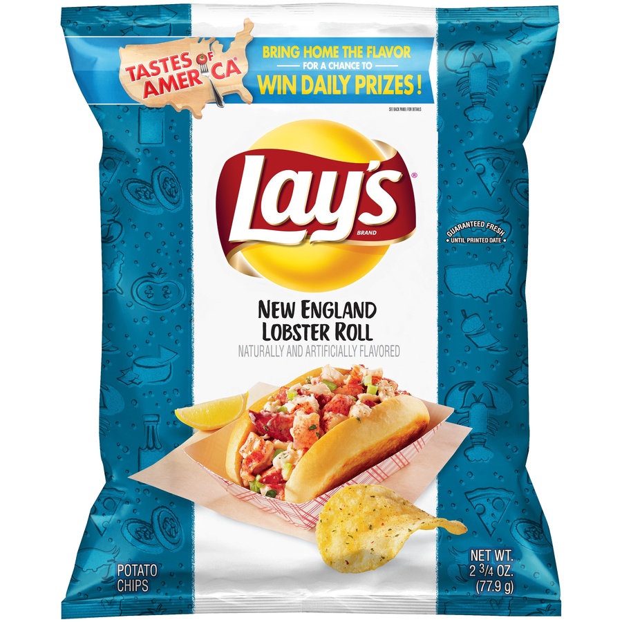 slide 1 of 3, Lay's New England Lobster Roll Chip Ss, 1 ct