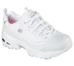 Skechers Women's D'Lites-Fresh Start, White, Size 10 Wide