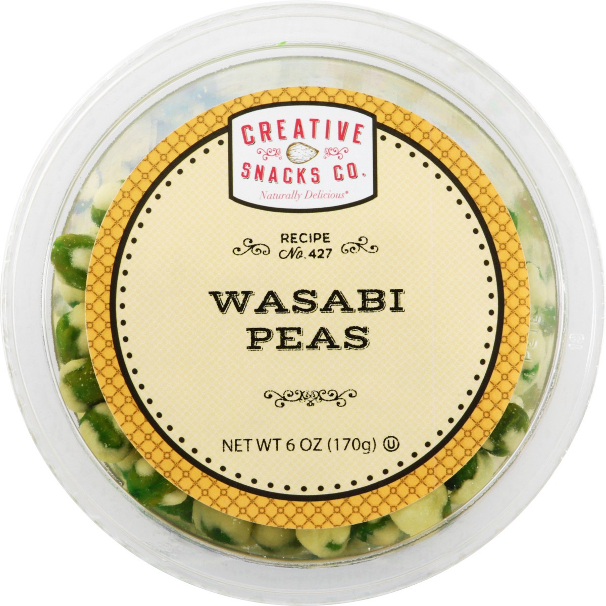 slide 8 of 12, Creative Snacks Naturally Delicious Wasabi Peas 6 oz, 6 oz