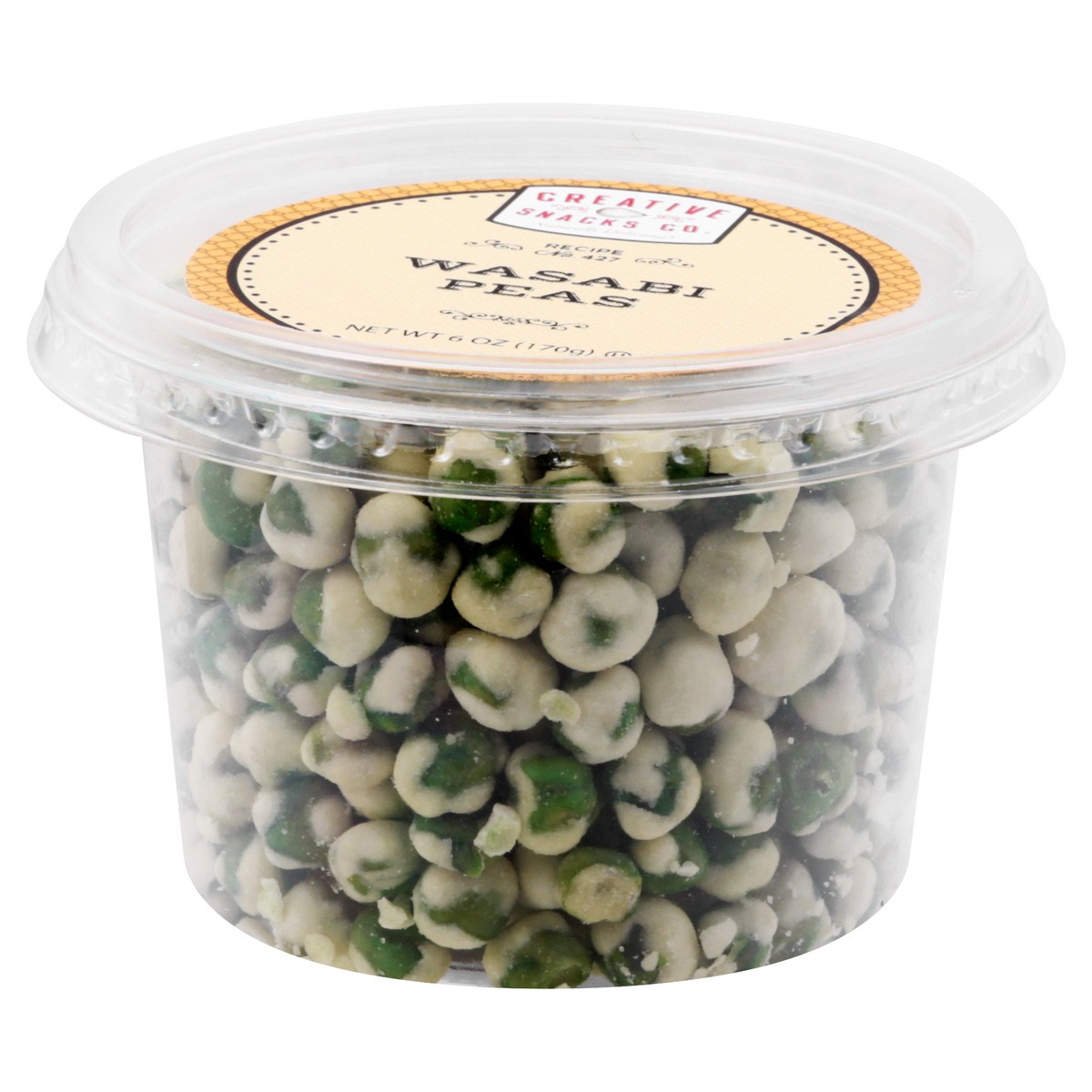 slide 3 of 12, Creative Snacks Naturally Delicious Wasabi Peas 6 oz, 6 oz