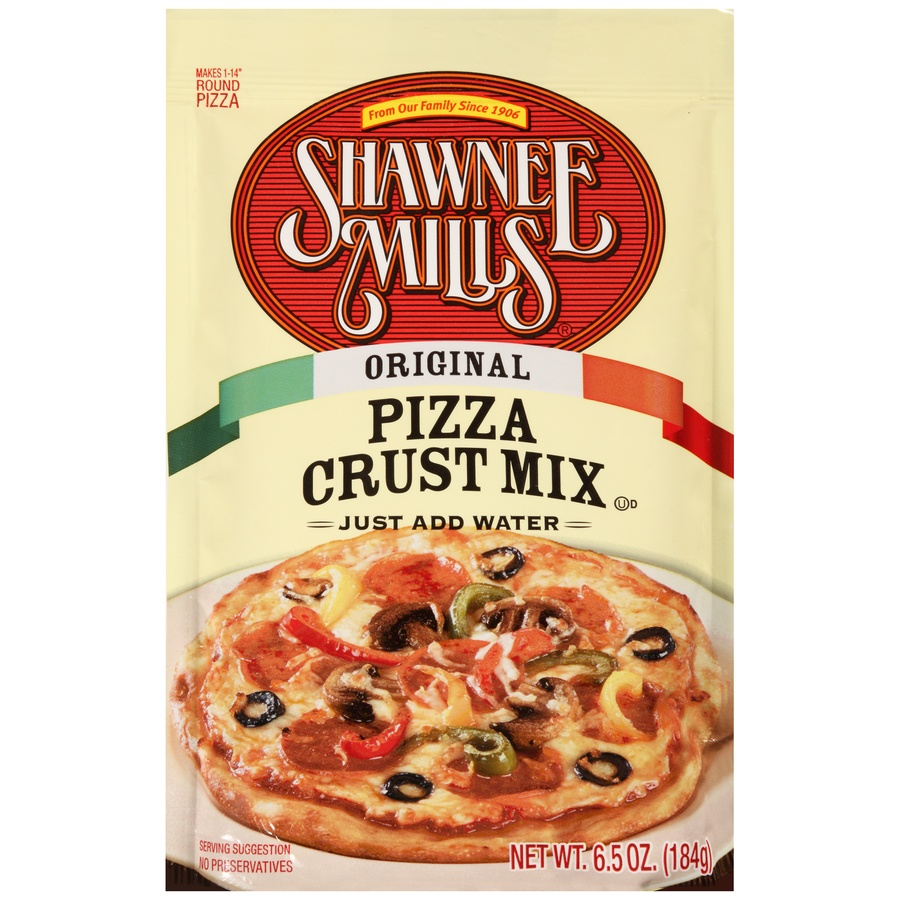 slide 1 of 1, Shawnee Mills Pizza Crust Pouch, 6.5 oz