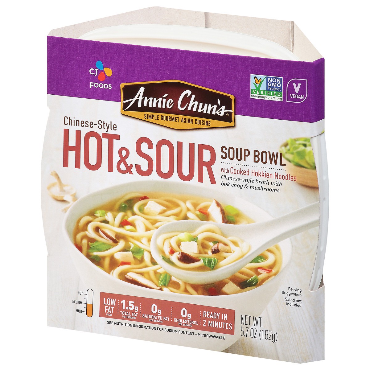 slide 7 of 14, Annie Chun's Annie Chuns Hot & Sour Noodle Soup Bowl, 5.5 oz