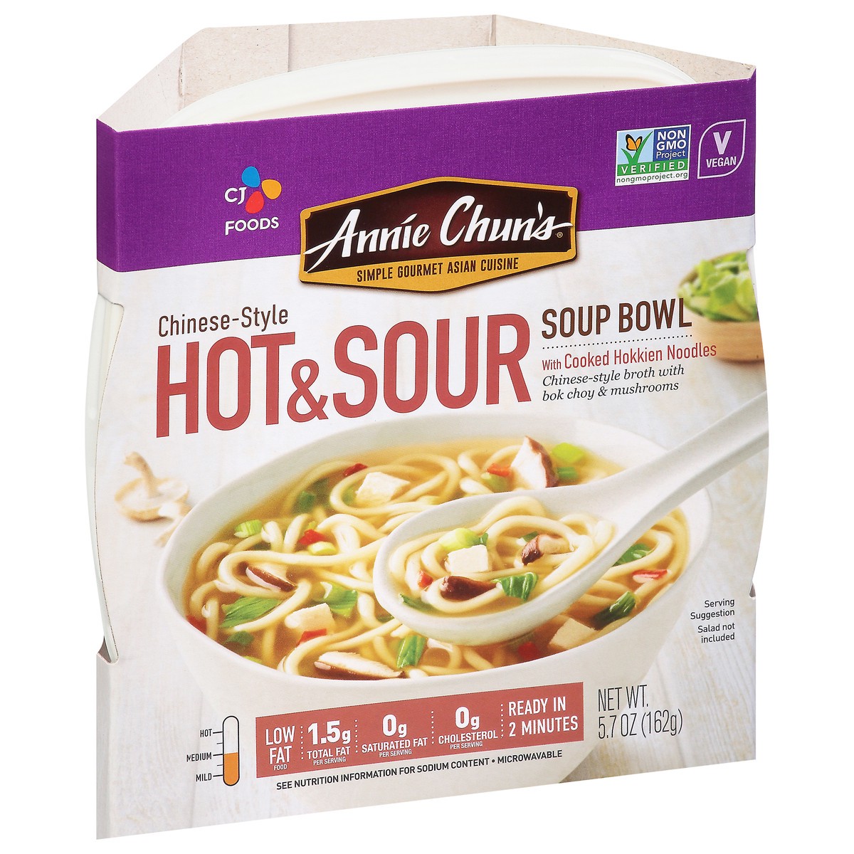 slide 12 of 14, Annie Chun's Annie Chuns Hot & Sour Noodle Soup Bowl, 5.5 oz