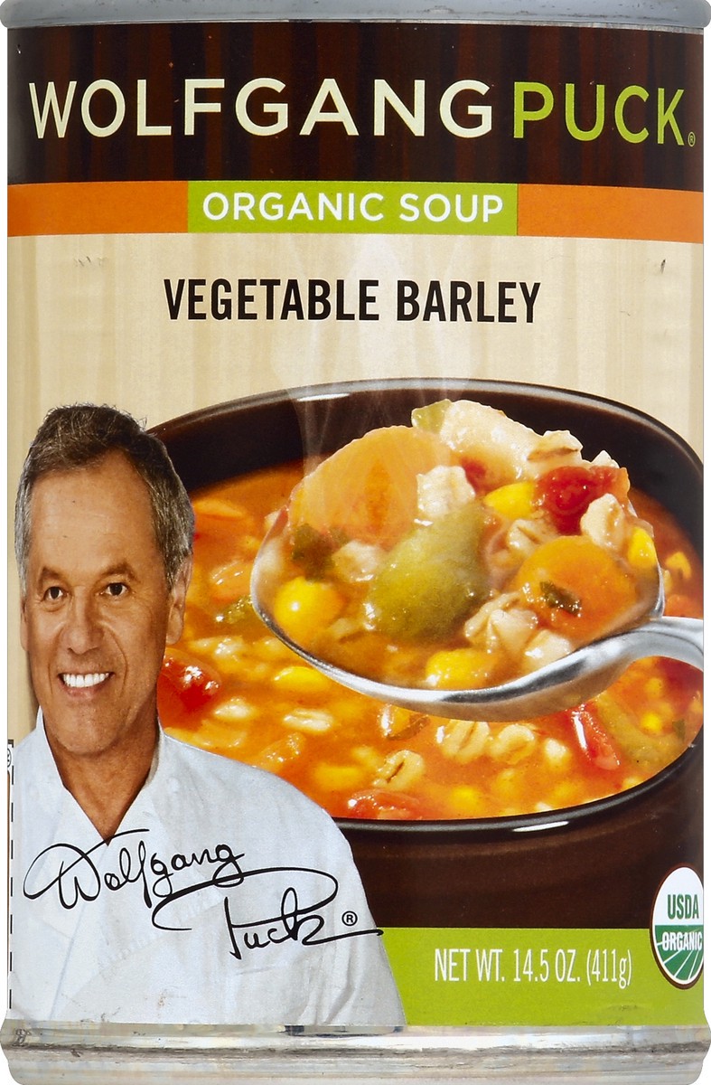 slide 2 of 2, Wolfgang Puck Organic Vegetable Barley Soup, 14.5 oz. Can, 14.5 oz