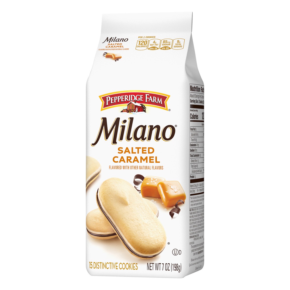 slide 11 of 11, Pepperidge Farm Milano Distinctive Salted Caramel Cookies 15 ea, 7 oz