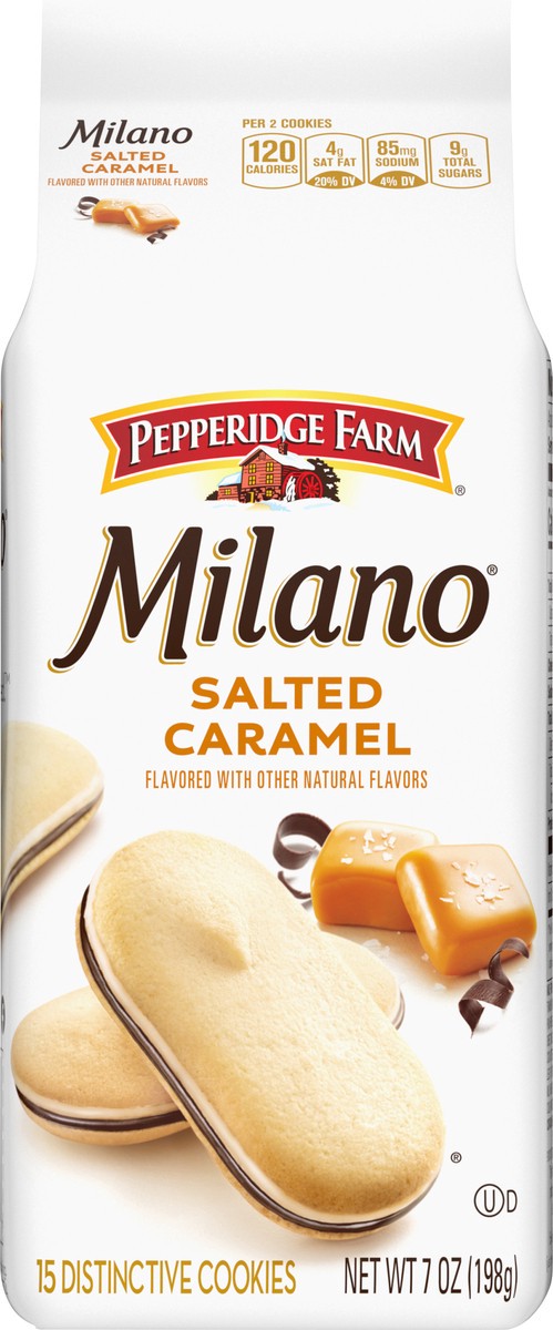 slide 5 of 11, Pepperidge Farm Milano Distinctive Salted Caramel Cookies 15 ea, 7 oz