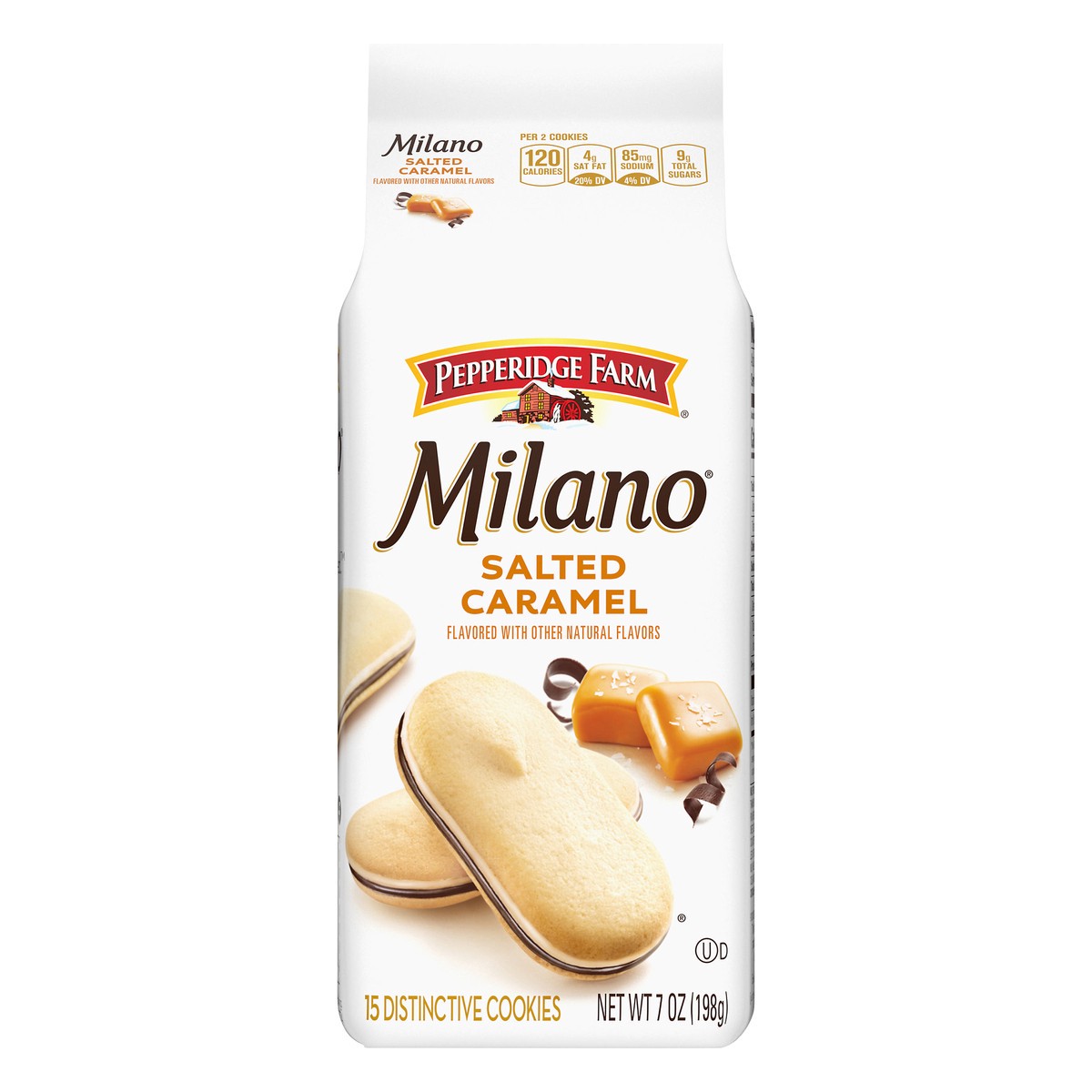 slide 9 of 11, Pepperidge Farm Milano Distinctive Salted Caramel Cookies 15 ea, 7 oz