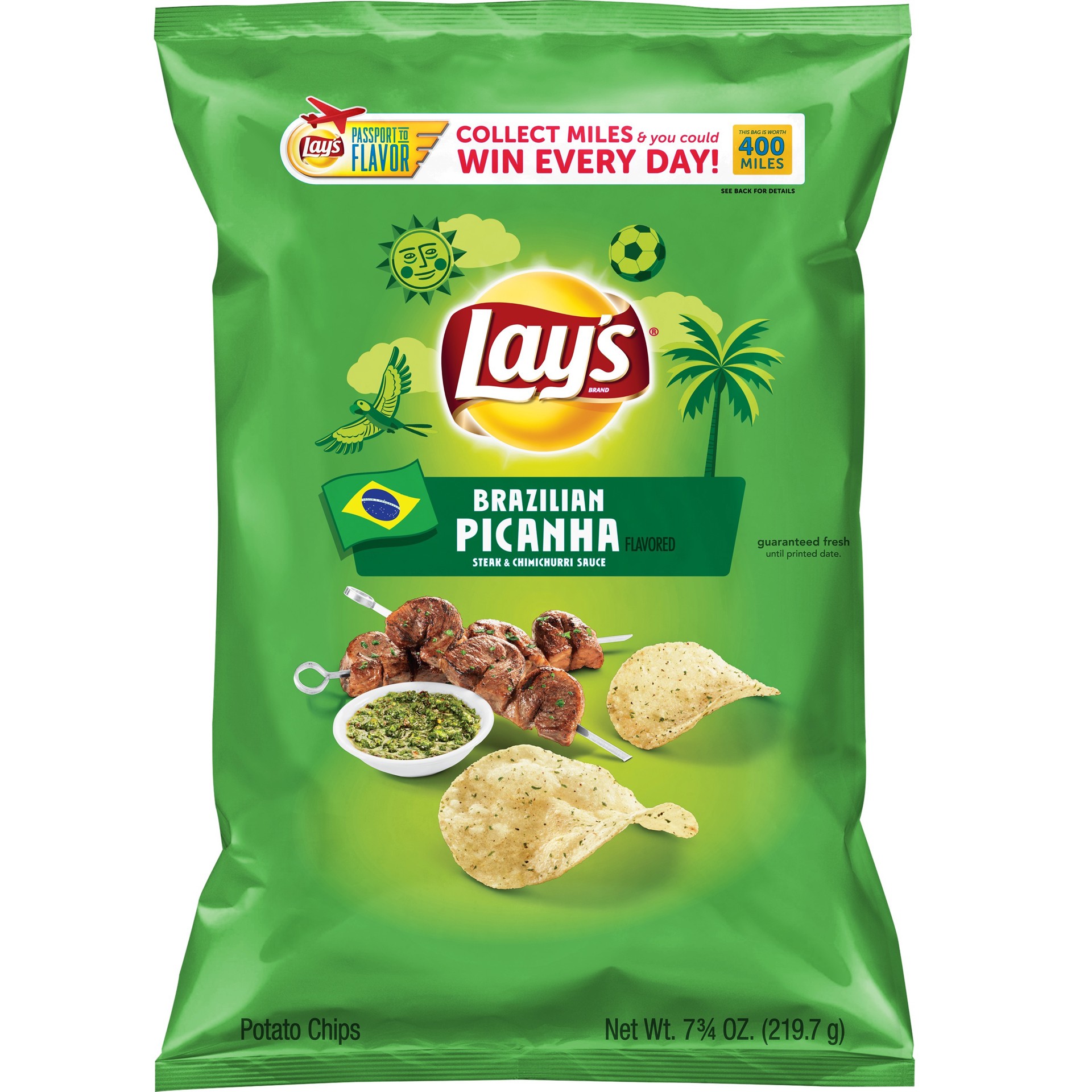 slide 1 of 5, Lay's Potato Chips Brazilian Picanha 7 3/4 Oz, 7.75 oz