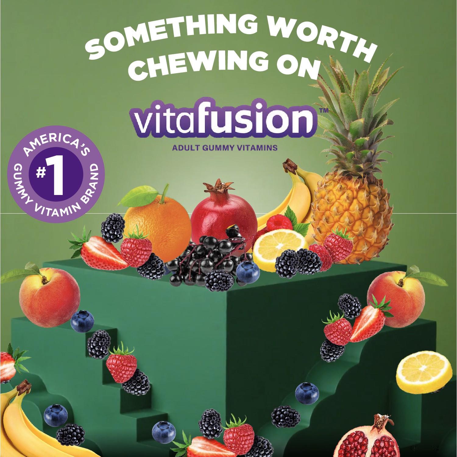 slide 5 of 5, vitafusion Collagen Gummy Vitamins, 60ct, 60 ct