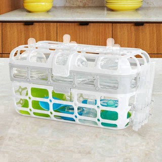 slide 33 of 40, Munchkin Deluxe Dishwasher Basket - Gray, 1 ct