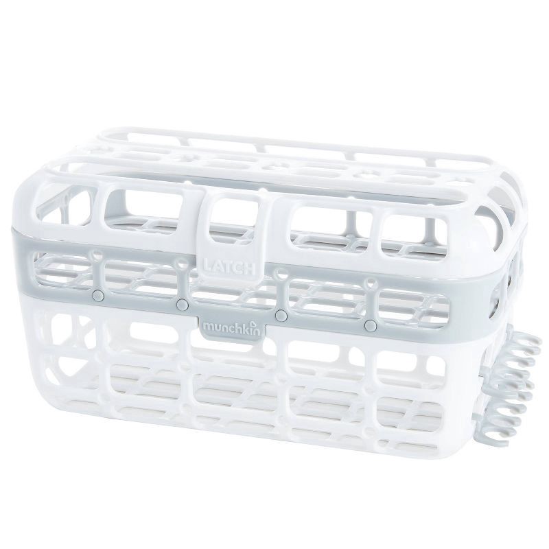 slide 1 of 40, Munchkin Deluxe Dishwasher Basket - Gray, 1 ct