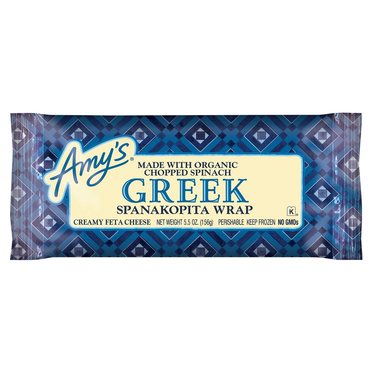 slide 1 of 6, Amy's Kitchen Greek Spanakopita Wrap, 5.5 oz