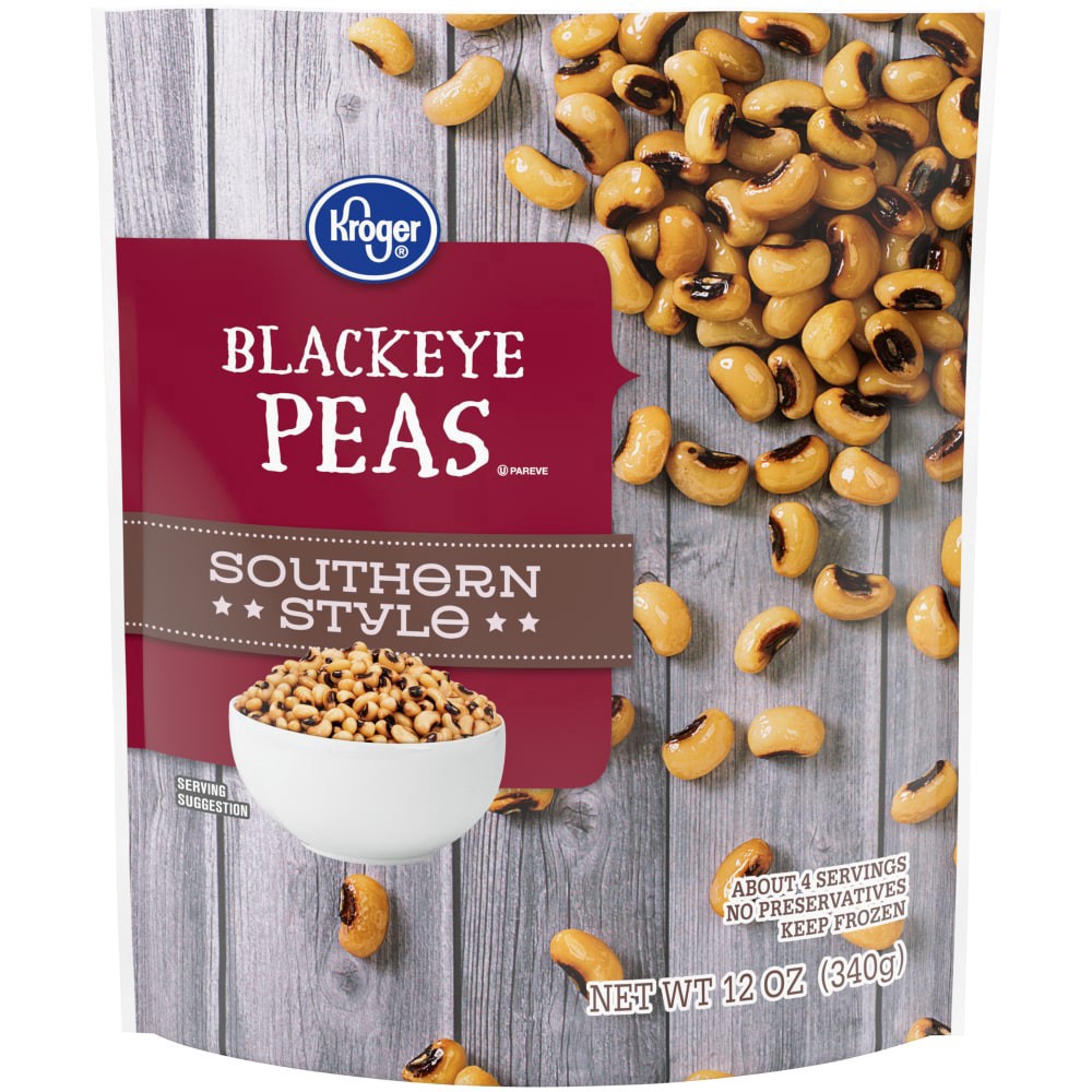 slide 2 of 2, Kroger Southern Style Frozen Blackeye Peas, 12 oz