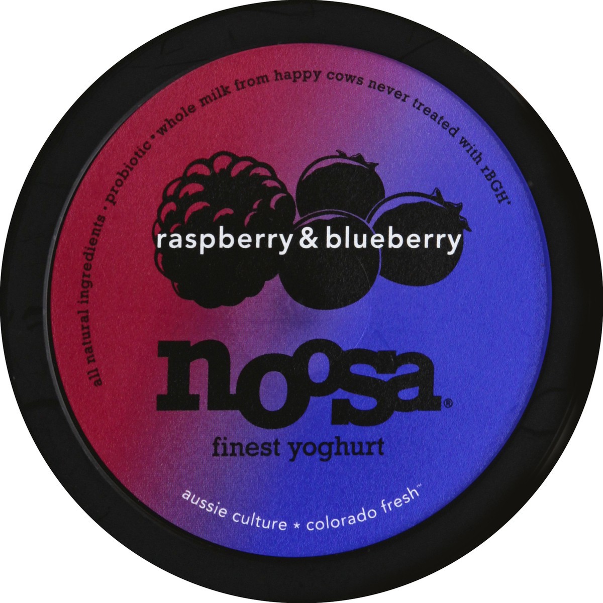 slide 2 of 3, Noosa Raspberry And Blueberry Yoghurt, 7 oz