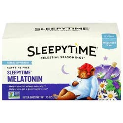 Celestial Seasonings Sleepytime Caffeine Free Melatonin Wellness Tea 18 Tea Bags
