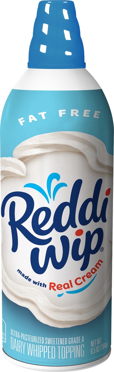 slide 2 of 2, Reddi-wip Fat Free Dairy Whipped Topping 6.5 oz, 6.5 oz