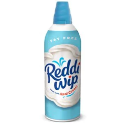 Reddi-wip Fat Free Whipped Topping Made with Real Cream, 6.5 oz