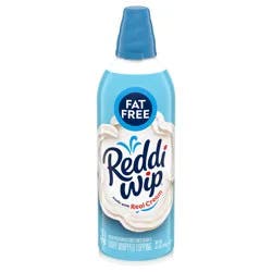 Reddi-wip Fat Free Whipped Topping Made with Real Cream, 6.5 oz
