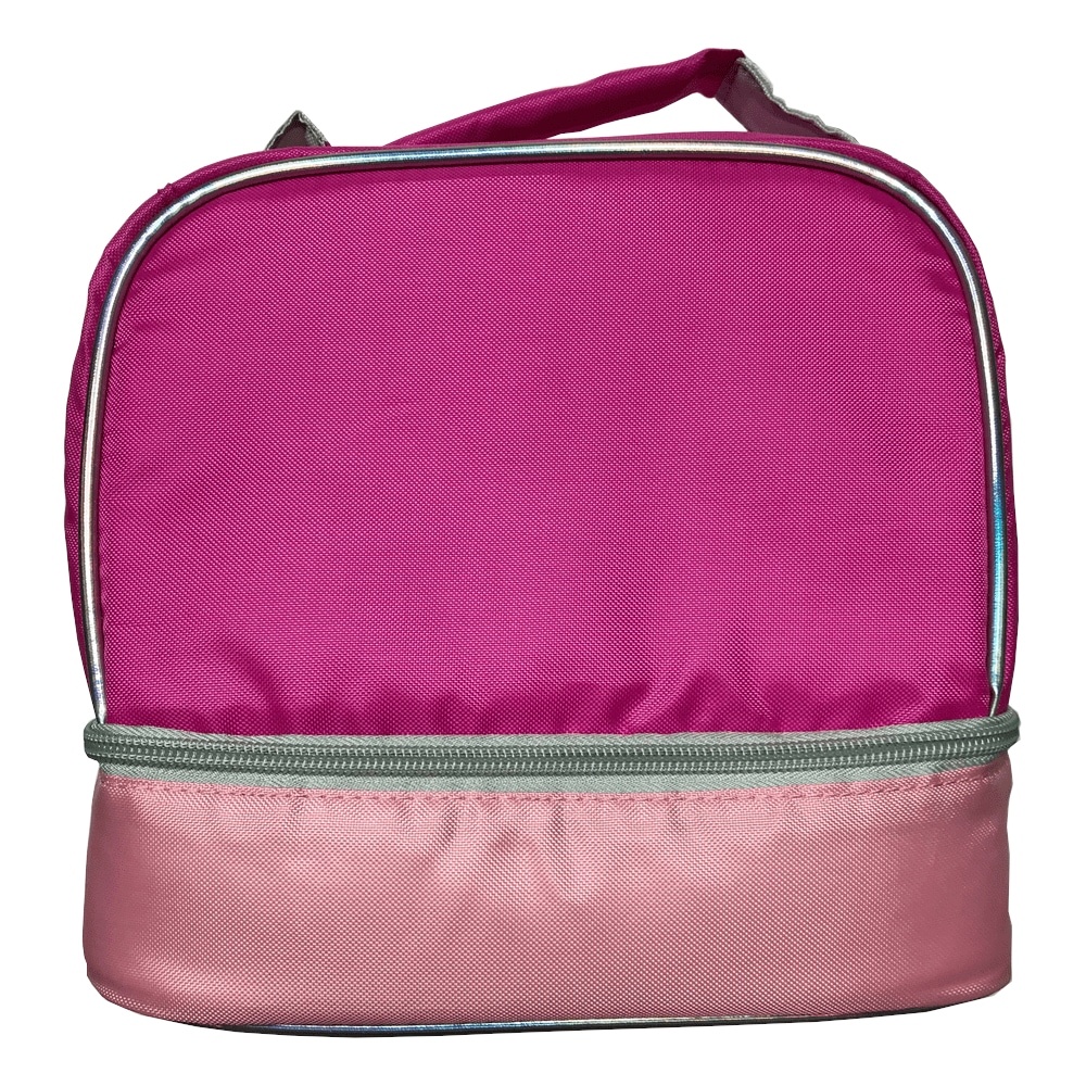 slide 1 of 1, Everyday Living Color Block Lunch Box - Very Berry/Geranium Pink, 1 ct