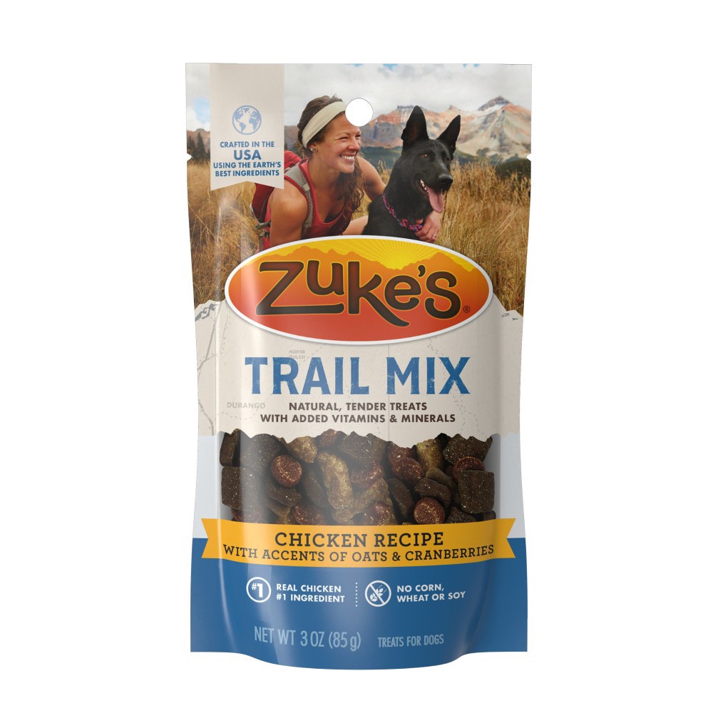 slide 1 of 1, Zuke's® Chicken Trail Mix Dog Treats, 3 oz, 3 oz