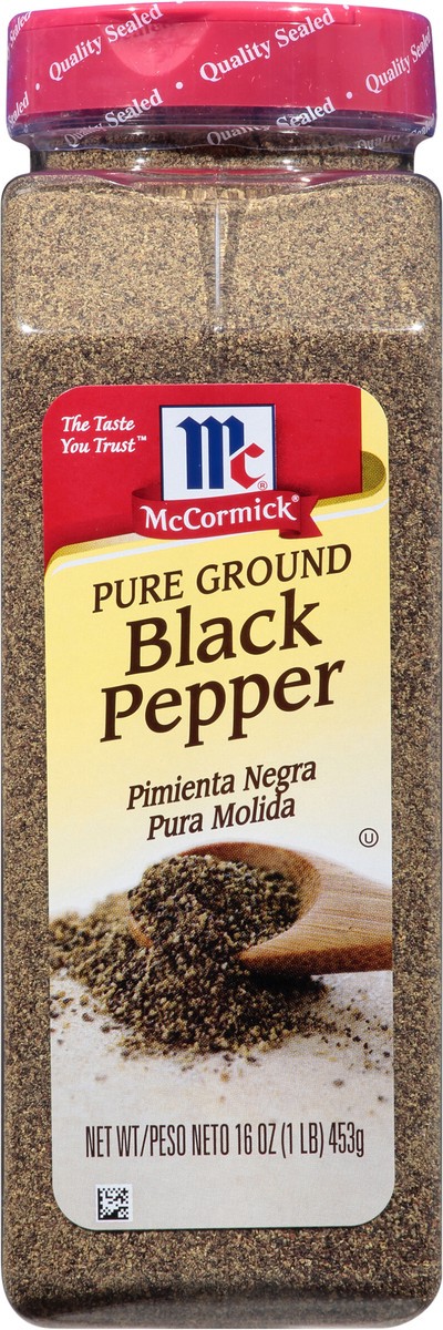 slide 4 of 10, McCormick Pure Ground Black Pepper, 16 oz, 16 oz