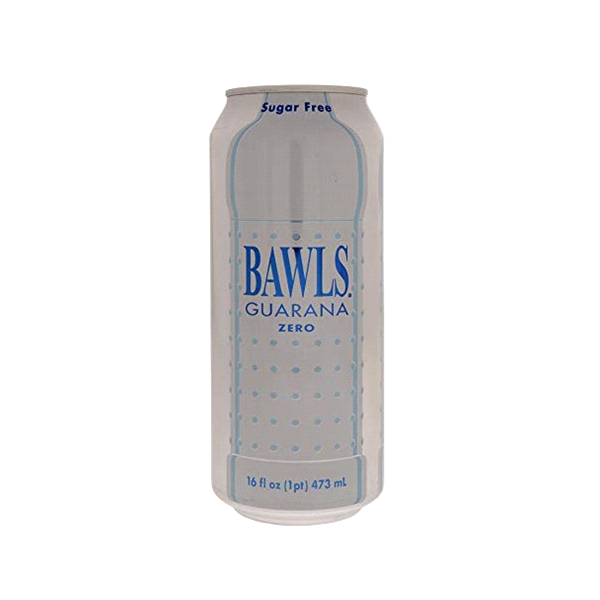 slide 1 of 1, BAWLS Guarana Zero Soda Can, 16 oz