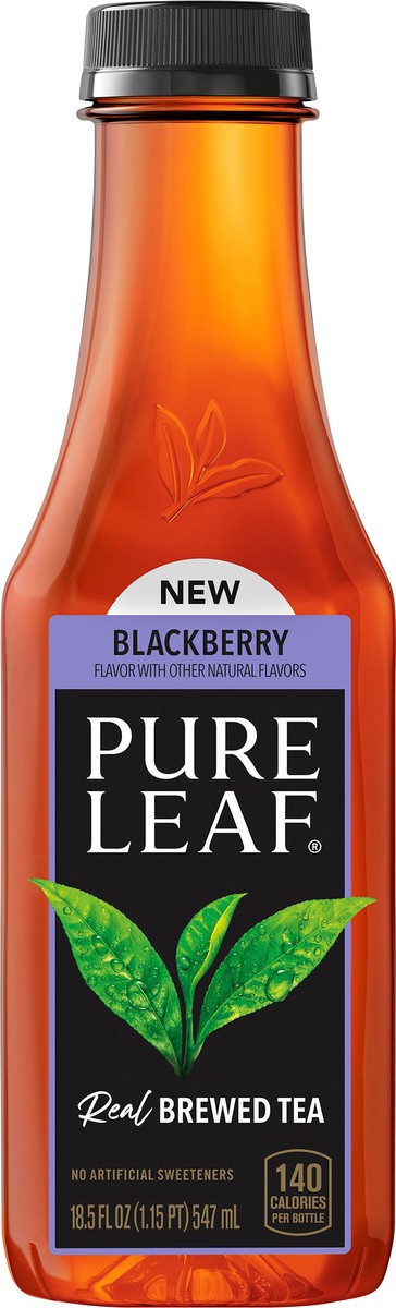 slide 9 of 9, Pure Leaf Real Brewed Tea Blackberry - 18.50 fl oz, 18.50 fl oz