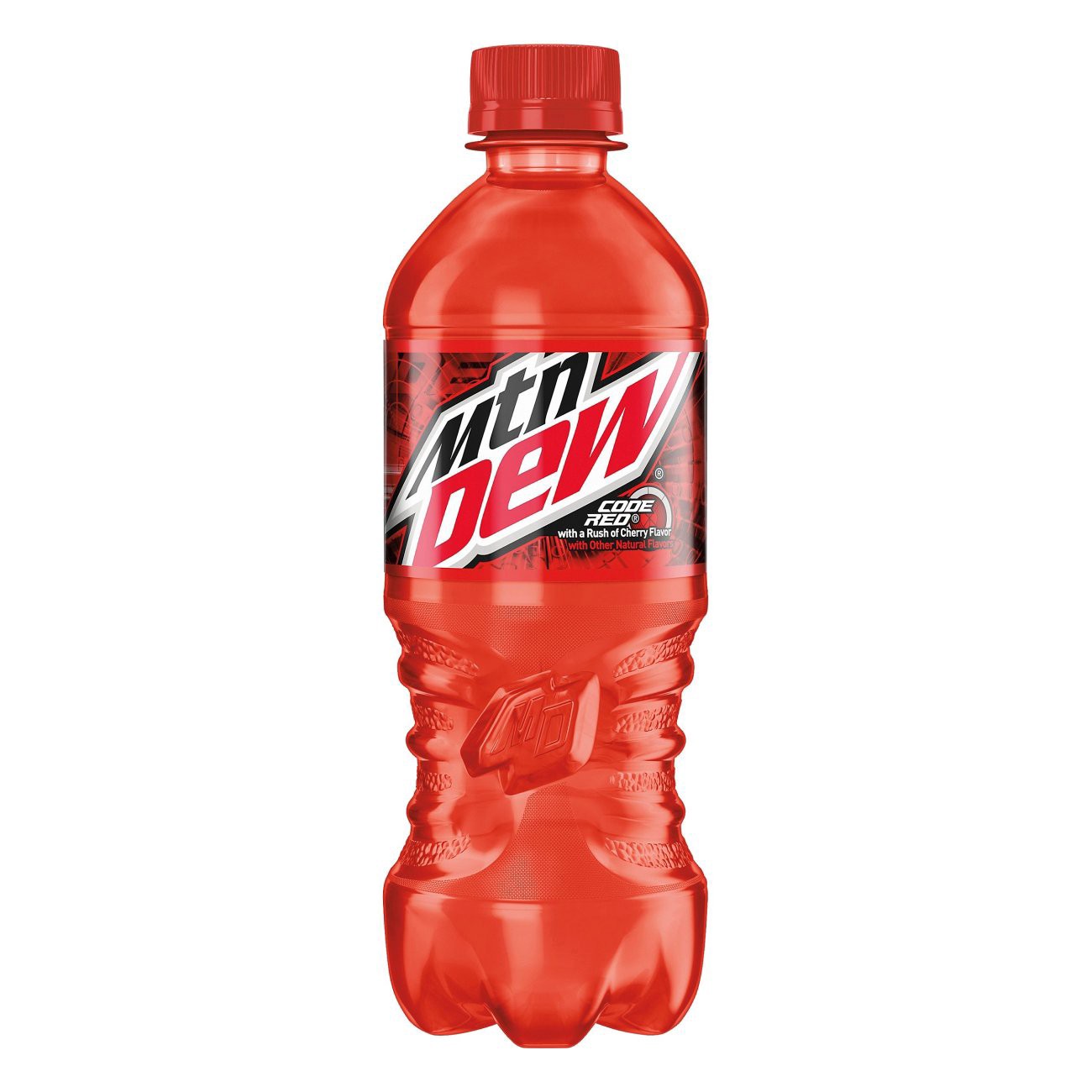 slide 1 of 2, Mountain Dew Code Red Soda Cherry 20 Fl Oz, 20 fl oz