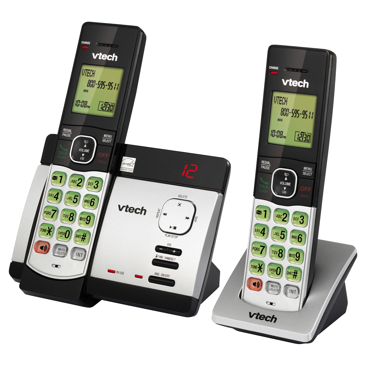 slide 2 of 2, VTech Handset Answering System with Caller ID, 1 ct