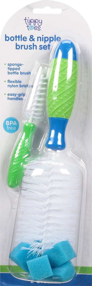 slide 2 of 14, Tippy Toes Bottle & Nipple Brush Set, 1 ct