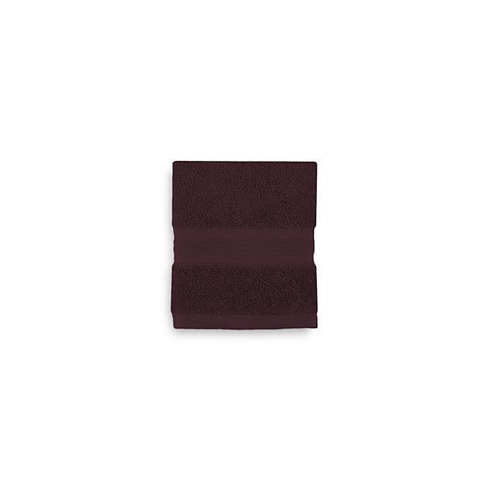 slide 1 of 15, Wamsutta Icon PimaCott Washcloth - Port, 1 ct