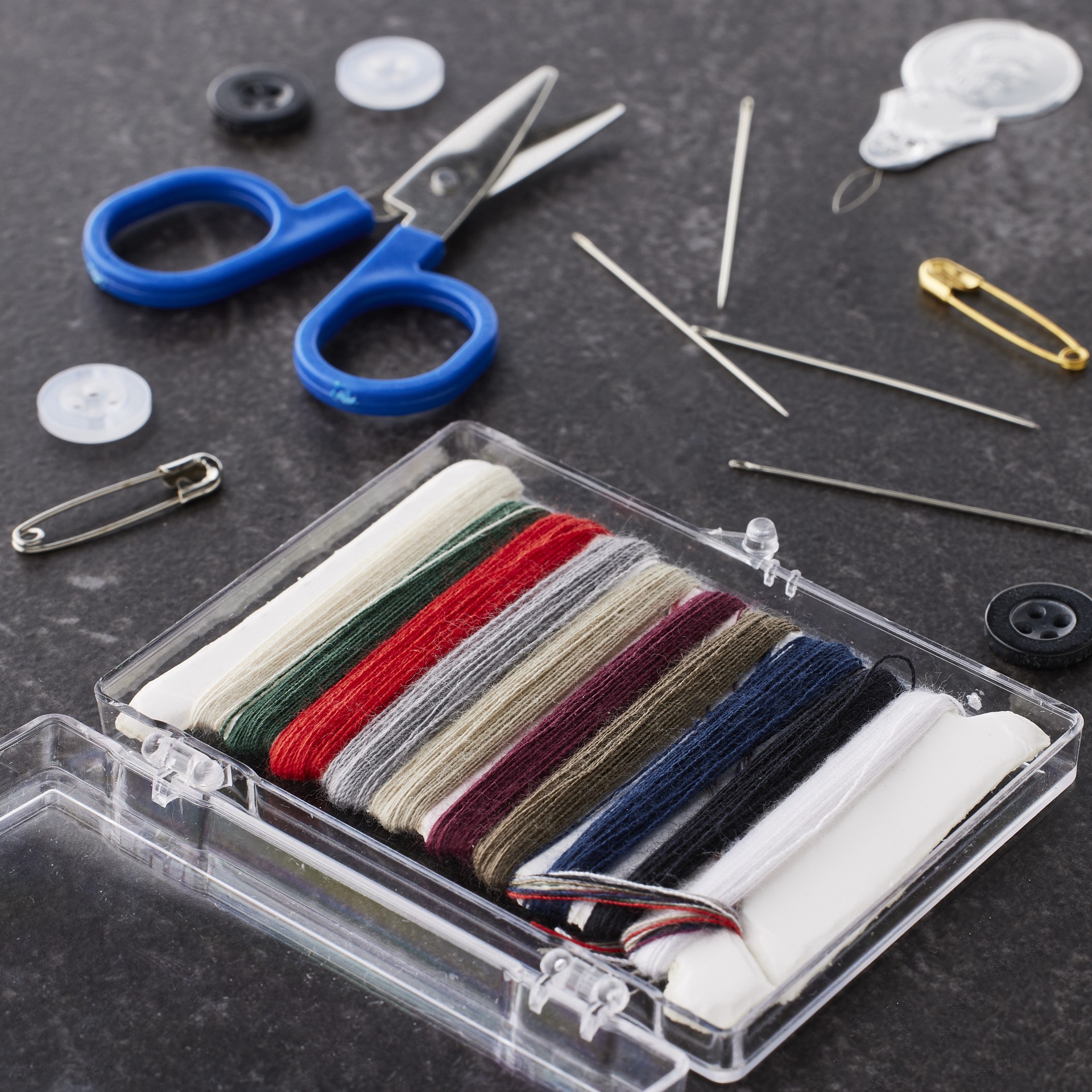 slide 2 of 2, Loops & Threads Sewing Kit, 22 ct