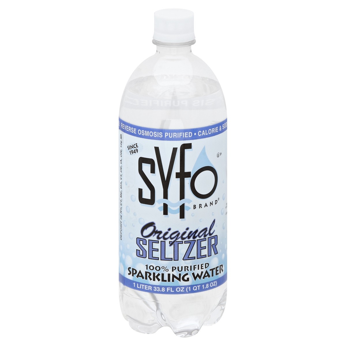 slide 5 of 8, Syfo Sparkling Water, Original Seltzer - 1 liter, 1 liter