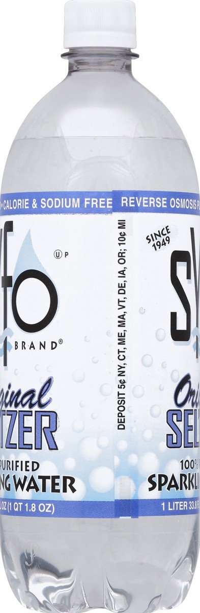 slide 7 of 8, Syfo Sparkling Water, Original Seltzer - 1 liter, 1 liter