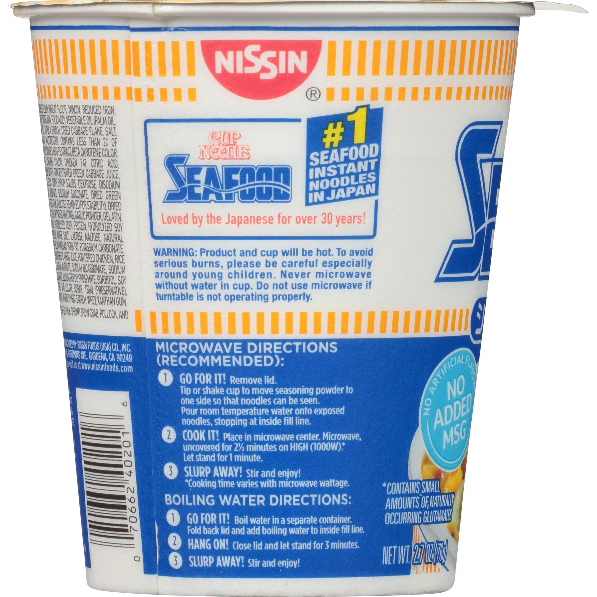 slide 2 of 6, Nissin Cup Noodles Seafood Unit, 2.7 oz