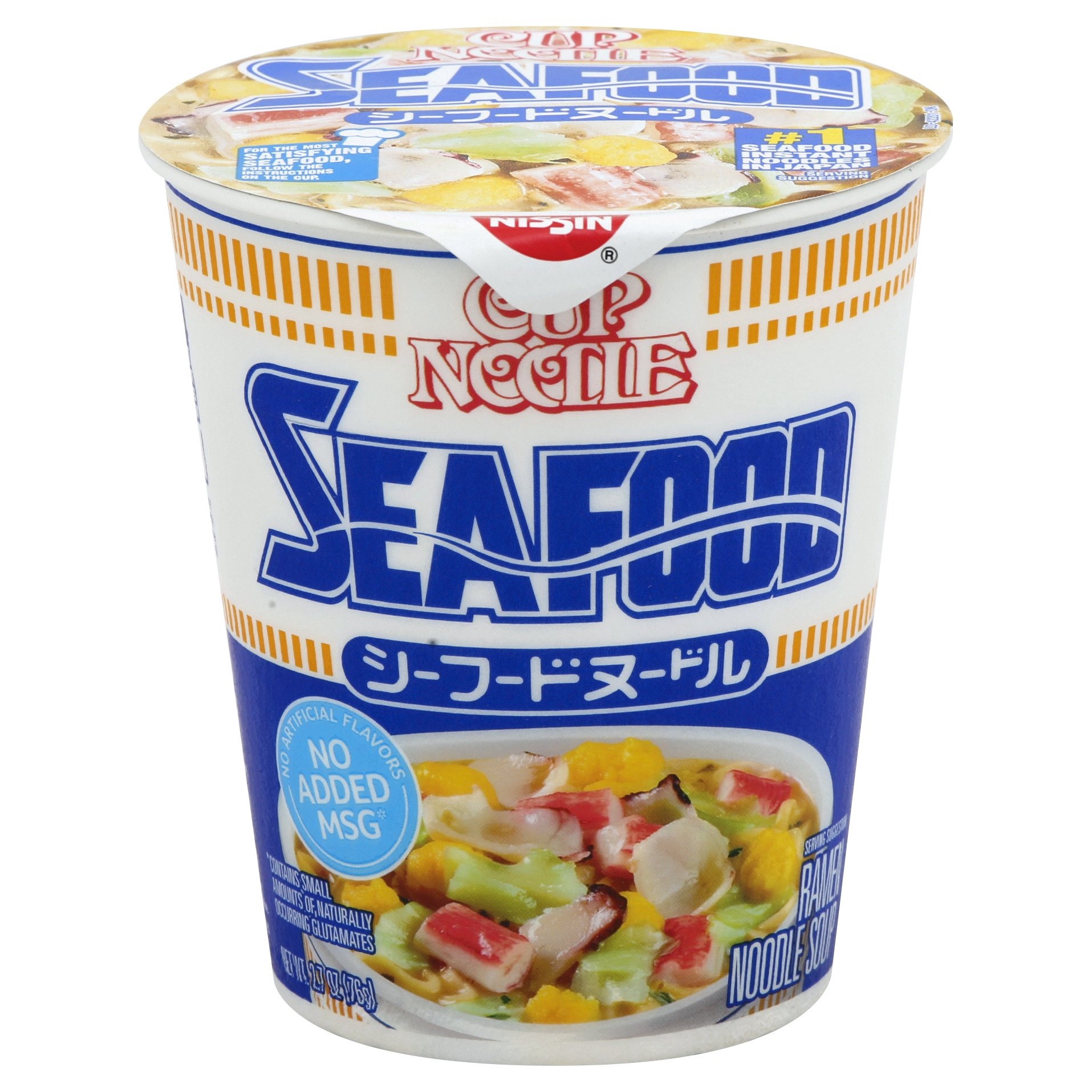 slide 1 of 6, Nissin Cup Noodles Seafood Unit, 2.7 oz