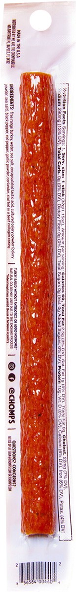 slide 3 of 3, Chomps Stick Turkey, Original, 1.15 oz