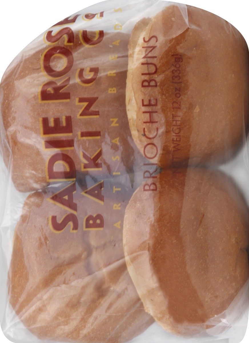 slide 2 of 5, Sadie Rose Baking Brioche Buns - 4 Count, 4 ct