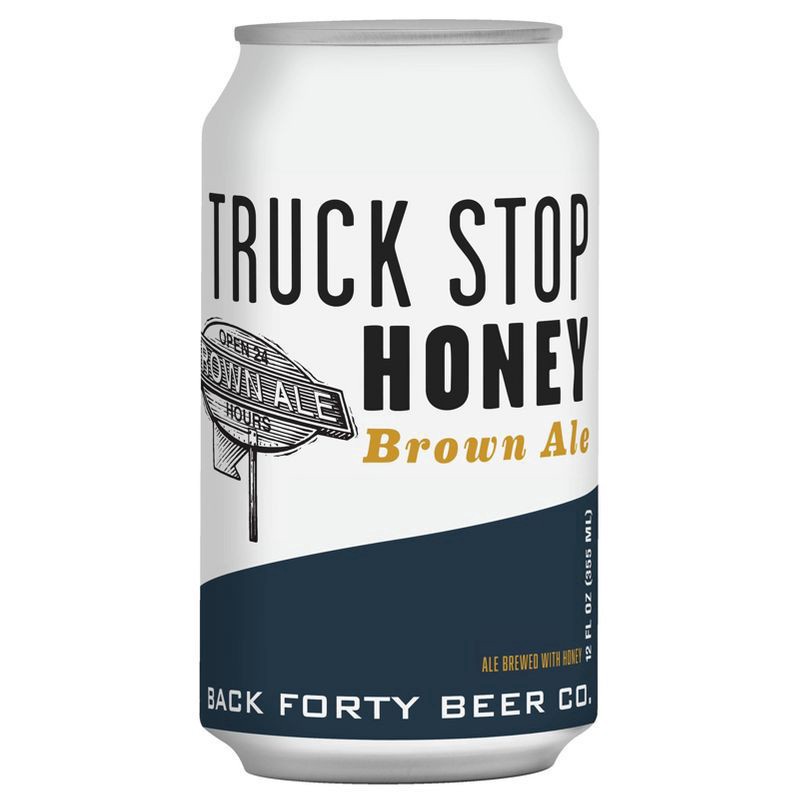 slide 2 of 2, Back Forty Beer Company Back Forty Truckstop Honey Brown Can, 6 ct; 12 oz