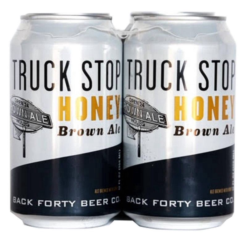 slide 1 of 2, Back Forty Beer Company Back Forty Truckstop Honey Brown Can, 6 ct; 12 oz