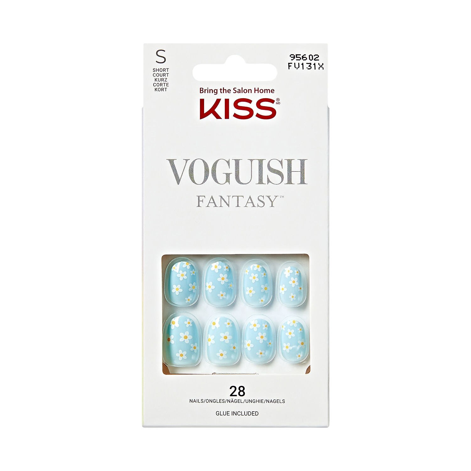 slide 1 of 1, KISS NAIL Kiss Voguish Fantasy False Nails, Vibey, 1 ct