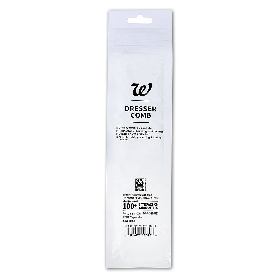 slide 2 of 3, Walgreens Dresser Comb, 1 ct