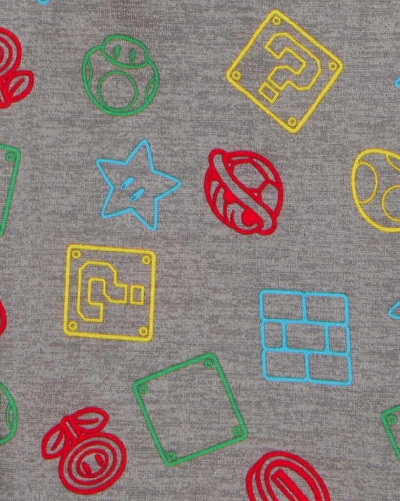 slide 3 of 3, Carter's Kid Super Mario Print Knit 2-Piece Pajamas Multi 5, 1 ct